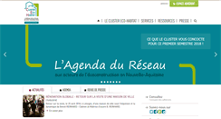 Desktop Screenshot of cluster-ecohabitat.fr